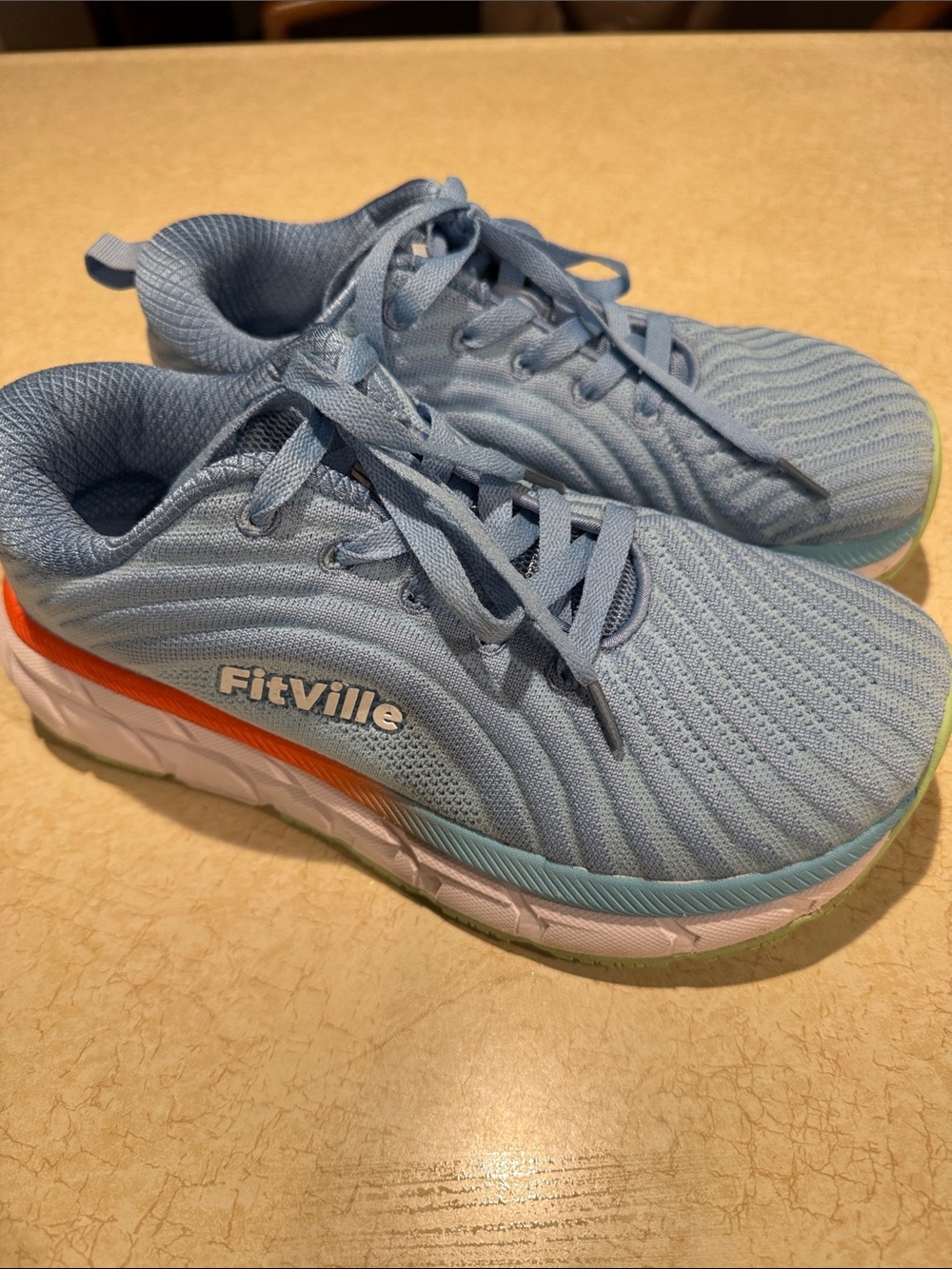 FitVille Light Blue Athletic Sneakers